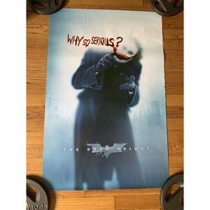 The Joker Why So Serious The Dark Knight Movie Poster 22x34 - DC Comics Art